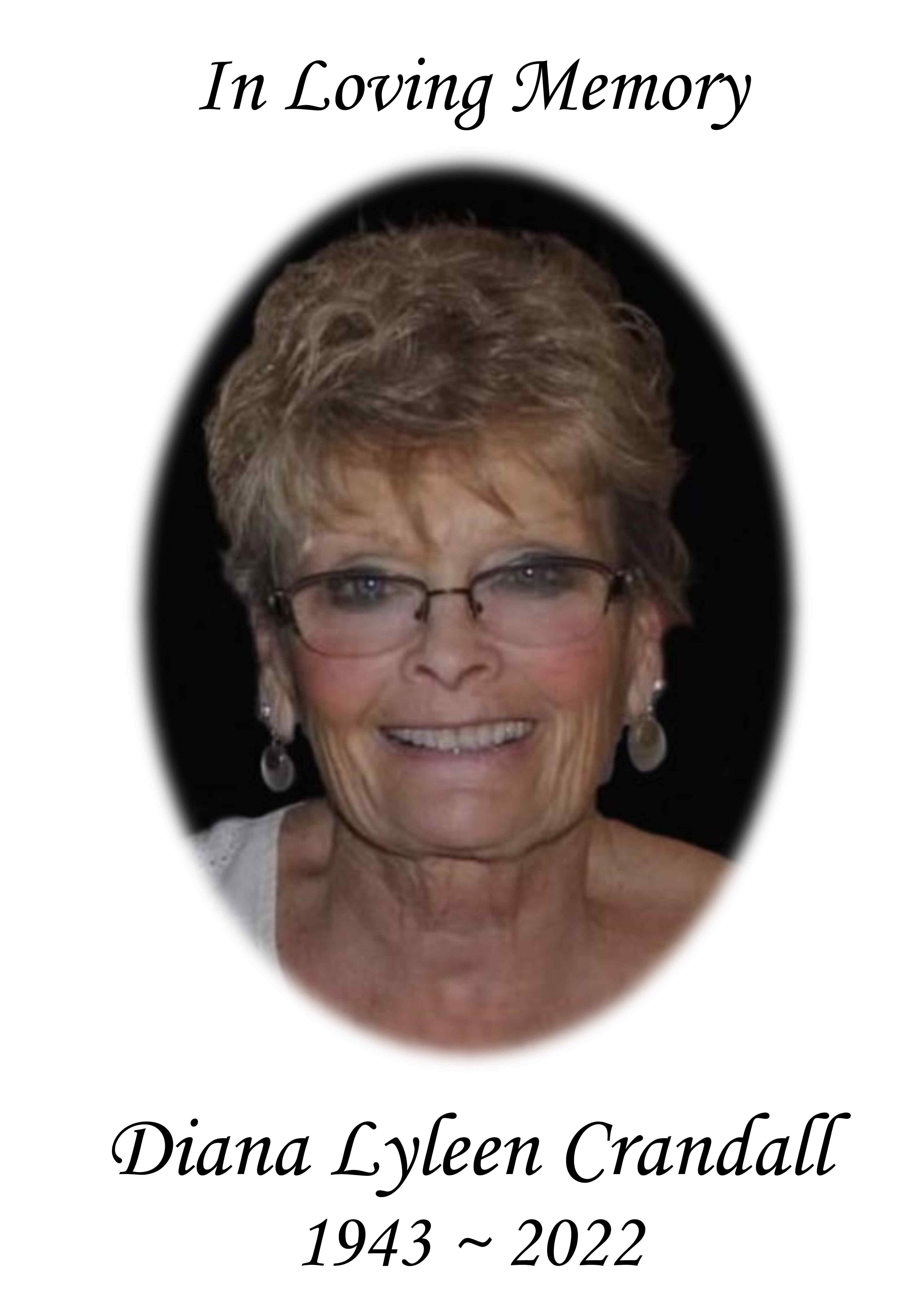 Obituary | Diana Crandall | DAHLSTROM FUNERAL HOME