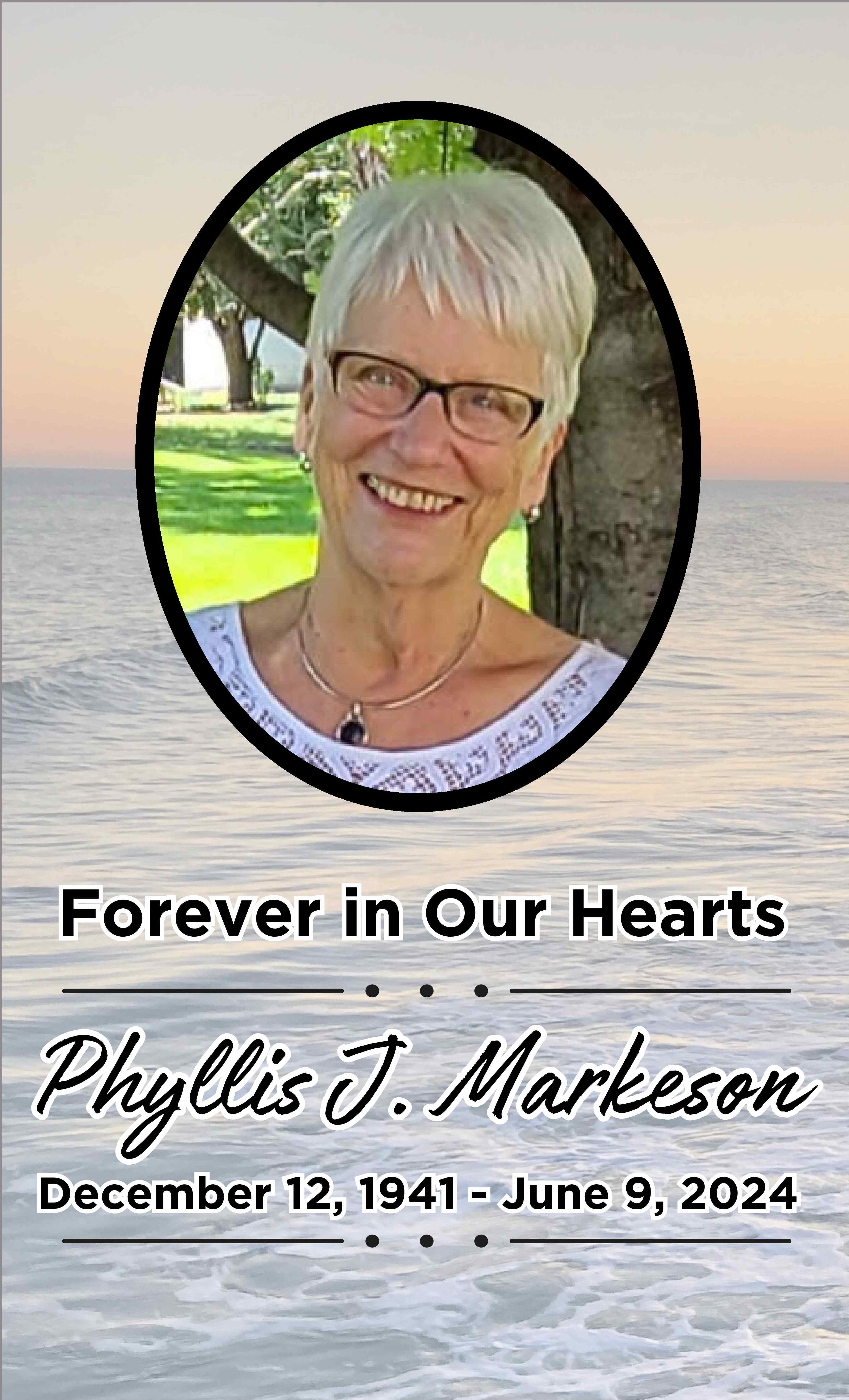 Phyllis J. (Hansen) Markeson Obituary 2024 - Sinn Family Celebration Of ...