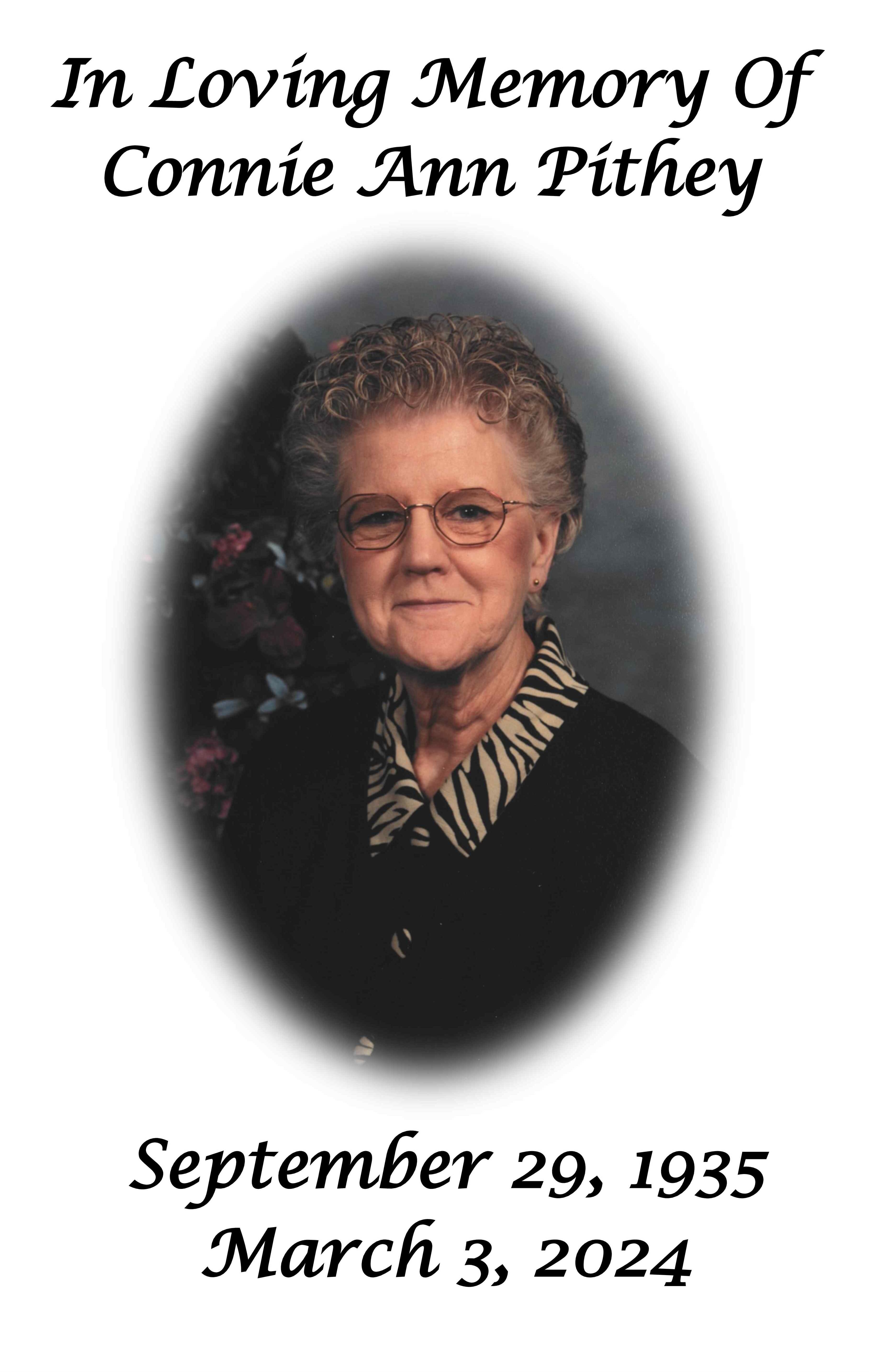 Obituary Connie Ann Pithey of LaMoure, North Dakota DAHLSTROM